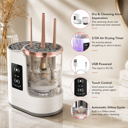 4 In 1 Electric Makeup Brush Cleaner